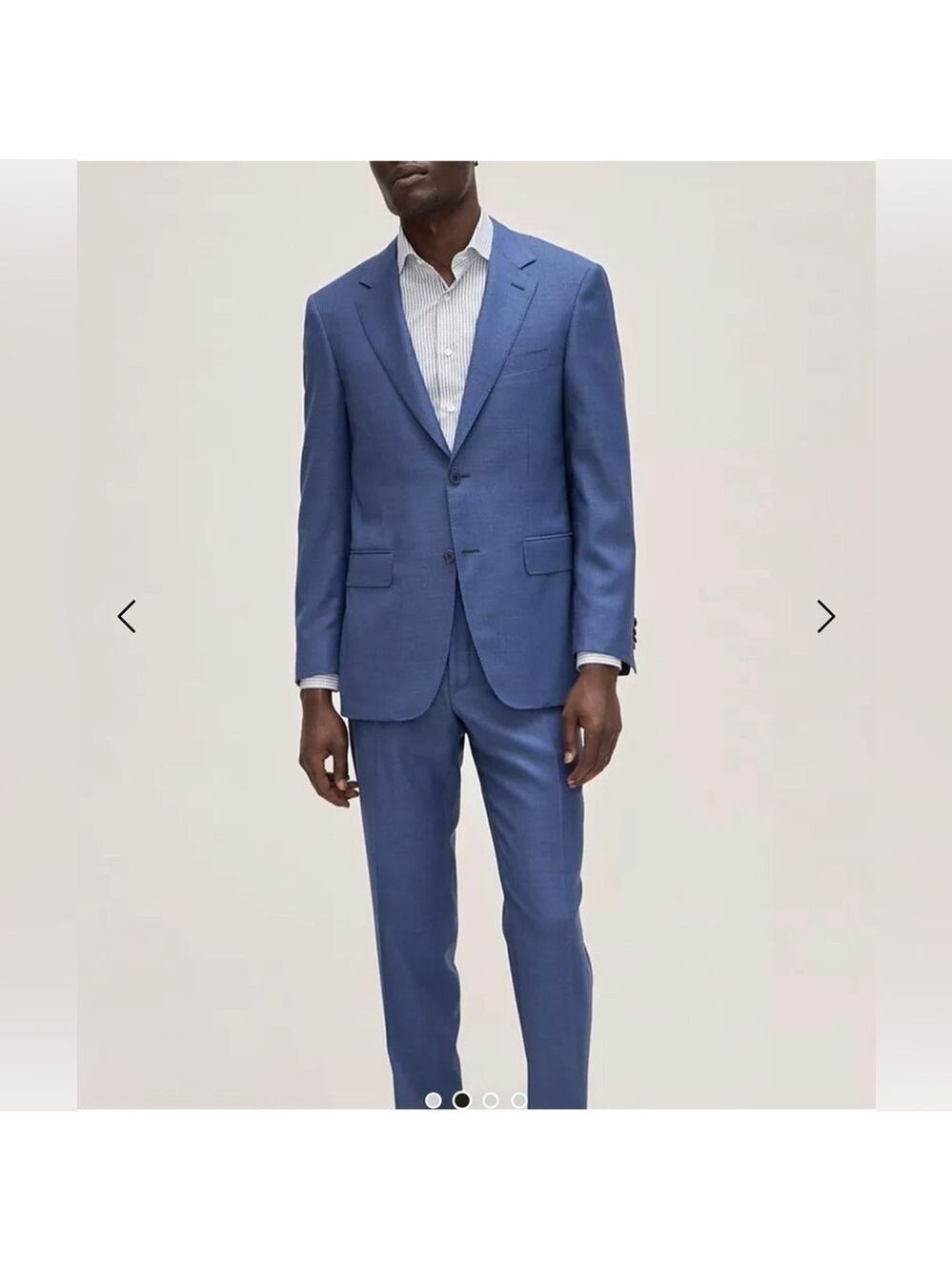 CANALI 13290/37 Impeccabile Two Button 2pc Suit 100% Wool, Blue, EU-54R - NWT